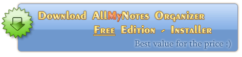 Download All My Notes Organizer Free Edition