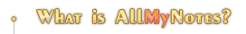What is AllMyNotes?